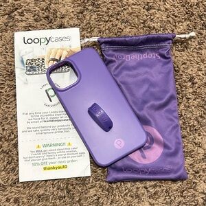 Loopy iPhone 13/14 Neon Violet Case